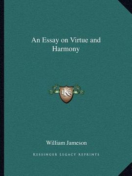 portada an essay on virtue and harmony (en Inglés)
