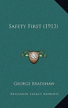 portada safety first (1913) (in English)