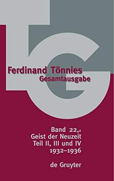 portada 1932-1936 Geist der Neuzeit 