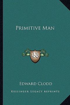 portada primitive man (en Inglés)