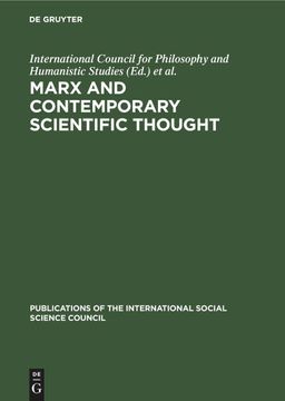 portada Marx and Contemporary Scientific Thought (en Inglés)