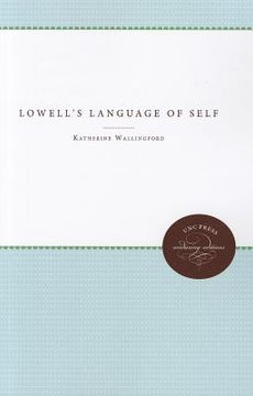 portada robert lowell's language of the self (en Inglés)