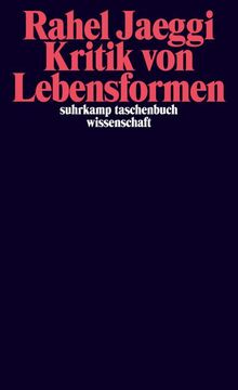 portada Kritik von Lebensformen (en Alemán)
