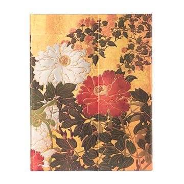 portada Paperblanks | Natsu | Rinpa Florals | Hardcover Journal | Ultra | Lined | Wrap | 144 pg | 120 gsm (en Inglés)