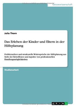 portada Das Erleben Der Kinder Und Eltern in Der Hilfeplanung (German Edition)