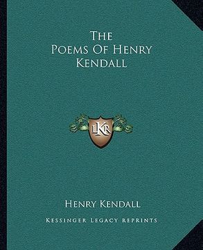 portada the poems of henry kendall (en Inglés)