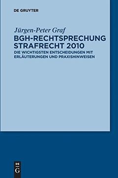 portada Bgh-Rechtsprechung Strafrecht 2010 (en Alemán)