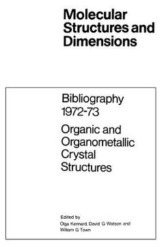 portada Bibliography 1972-73 Organic and Organometallic Crystal Structures (in English)