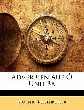 portada Adverbien Auf O Und Ba (en Alemán)