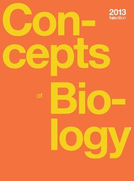 portada Concepts of Biology (hardcover, full color) (en Inglés)