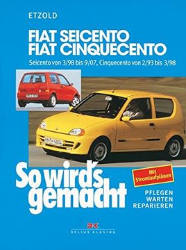 portada Fiat Seicento von 3/98 bis 9/07, Fiat Cinquecento von 2/93 bis 9/07