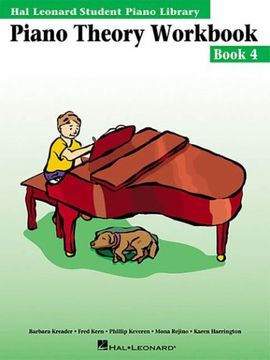 portada Piano Theory Workbook Book 4 Piano: Hal Leonard Student Piano Library (en Inglés)
