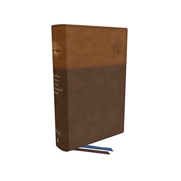 portada Nkjv, Matthew Henry Daily Devotional Bible, Leathersoft, Brown, red Letter, Thumb Indexed, Comfort Print: 366 Daily Devotions by Matthew Henry (en Inglés)