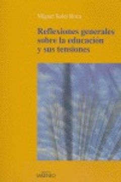 portada Reflexiones generales sobre educación y sus tensiones (Varia)
