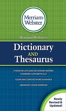 portada Merriam-Webster's Dictionary and Thesaurus (en Inglés)