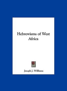 portada hebrewisms of west africa (in English)