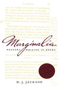 portada Marginalia: Readers Writing in Books (en Inglés)