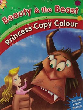 portada Beauty & the Beast - Princess Copy Colouring Book (Princess Copy Colouring Books) (in English)