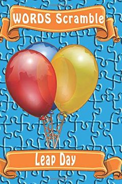 portada Word Scramble Leap Day: Word Scramble Game is one of the fun Word Search Games for Kids to Play at Your Next Cool Kids Party (en Inglés)