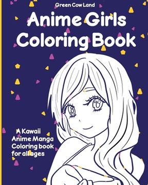 portada Anime Girls Coloring Book