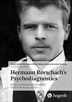 portada Hermann Rorschach’S Psychodiagnostics - Newly Translated and Annotated 100Th Anniversary Edition (en Inglés)