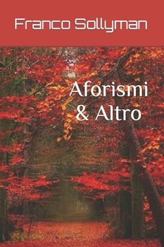 portada Aforismi & Altro (en Italiano)