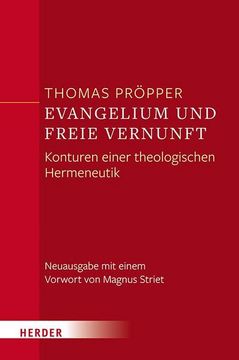 portada Evangelium Und Freie Vernunft: Konturen Einer Theologischen Hermeneutik (en Alemán)