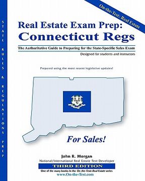portada real estate exam prep: connecticut regs - 3rd edition