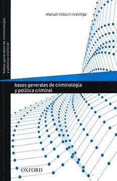portada Bases Generales de Criminologia y Politica Criminal