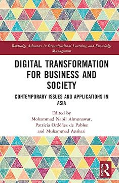 portada Digital Transformation for Business and Society (Routledge Advances in Organizational Learning and Knowledge Management) (en Inglés)