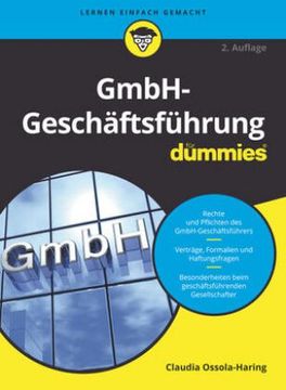 portada Gmbh-Geschäftsführung für Dummies (in German)
