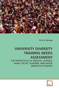 portada university diversity training needs assessment (en Inglés)