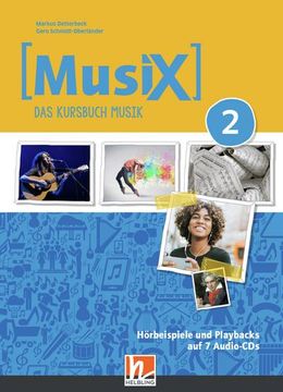 portada Musix 2 (Ausgabe ab 2019) Audio-Aufnahmen: Das Kursbuch Musik 2 (en Alemán)
