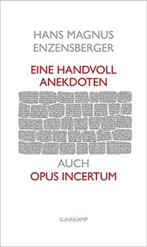 portada Eine Handvoll Anekdoten: Auch Opus Incertum (en Alemán)