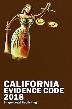 portada California Evidence Code 2018 (en Inglés)