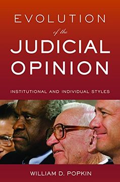 portada Evolution of the Judicial Opinion: Institutional and Individual Styles (en Inglés)