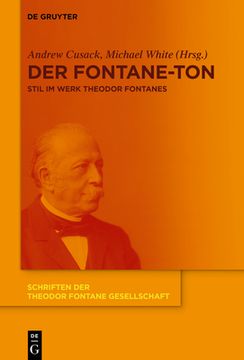 portada Der Fontane-Ton (Schriften der Theodor Fontane Gesellschaft, 13) (German Edition) [Hardcover ] 
