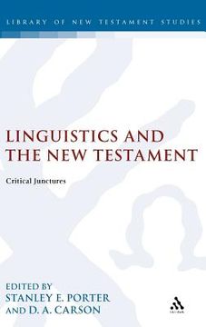 portada linguistics and the new testament (in English)