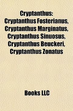 portada cryptanthus: cryptanthus fosterianus, cryptanthus marginatus, cryptanthus sinuosus, cryptanthus beuckeri, cryptanthus zonatus