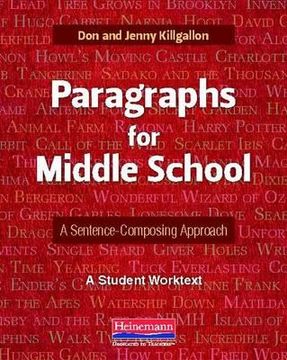 portada paragraphs for middle school: a sentence-composing approach (en Inglés)