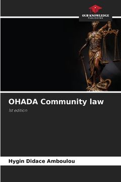 portada OHADA Community law (en Inglés)
