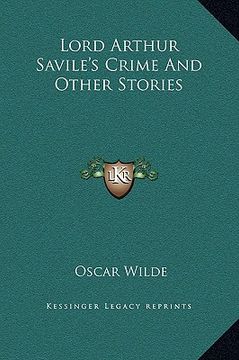 portada lord arthur savile's crime and other stories (in English)