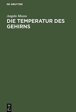 portada Die Temperatur des Gehirns (German Edition) [Hardcover ] (en Alemán)