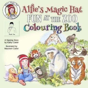 portada Alfie's Magic Hat - Fun at the Zoo Colouring Book (en Inglés)