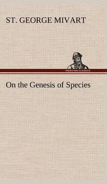 portada on the genesis of species (en Inglés)