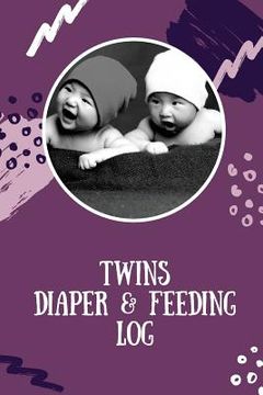 portada Twins Diaper & Feeding Log (en Inglés)