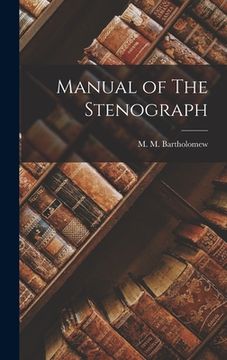 portada Manual of The Stenograph