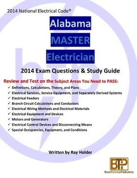 portada Alabama 2014 Master Electrician Study Guide (en Inglés)