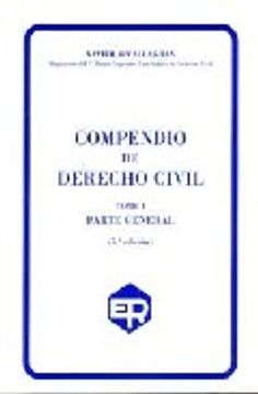 portada Compendio de Derecho Civil (T. I): Parte General (5ª Ed. ):