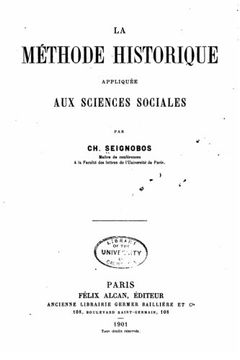 portada La méthode historique appliquée aux sciences sociales (French Edition)